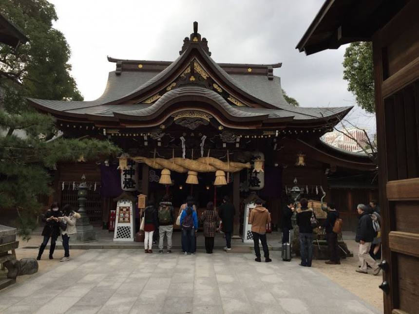 7. Popular amongst couples - Kushida Shrine