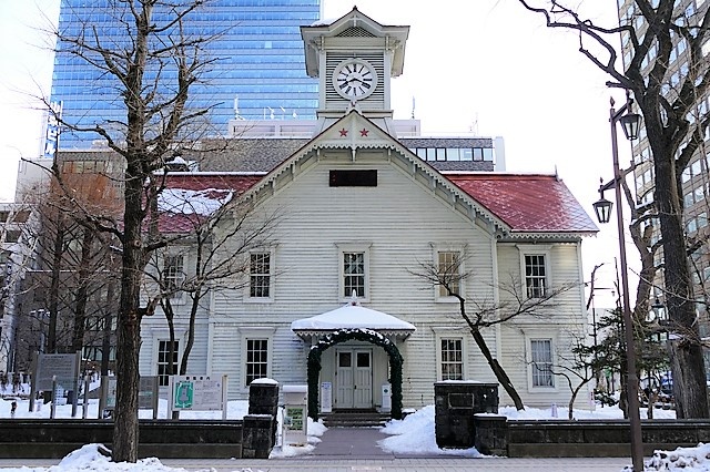 ▍札幌市時計台．十足的美國中西部建築風