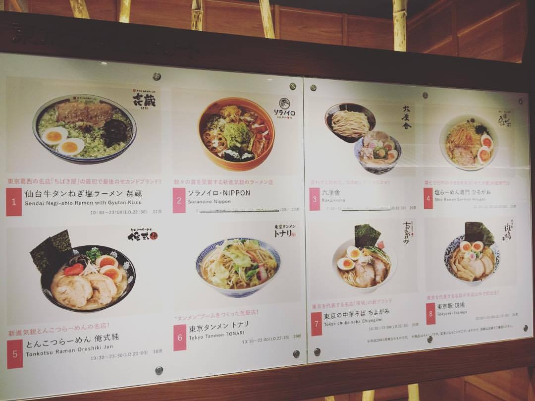 東京排隊拉麵名店大集合「東京ラーメンストリート (東京拉麵街)」＠東京