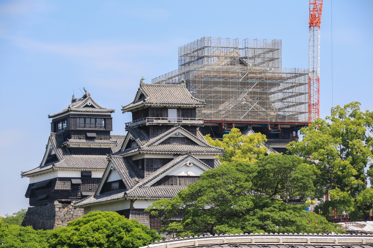 4. ปราสาทคุมาโมโตะ (Kumamoto Castle)