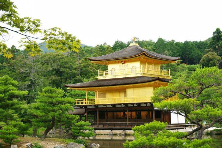 9. Kinkakuji Temple - A Temple Made of Gold