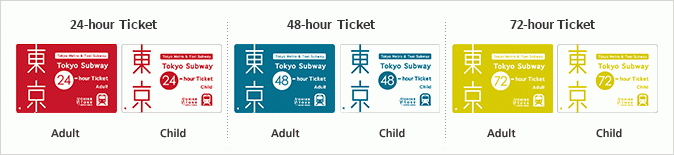 ปักหมุดรอบโตเกียวกับตั๋ว24-72 ชม.ของรถไฟใต้ดิน Tokyo Metro&Toei