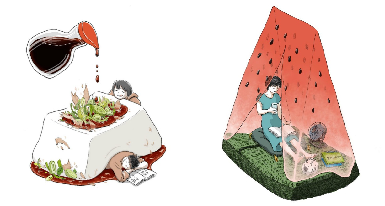Surreal Illustrations Are a Slice of Life