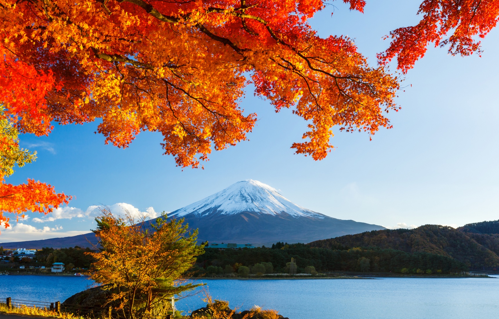후지 산에서 맞이하는 가을 하늘