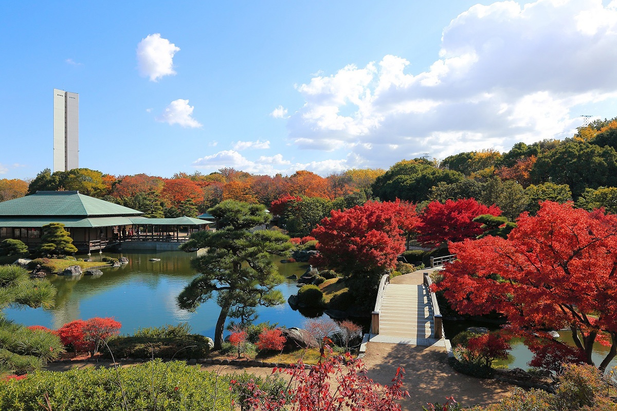 "일본의 역사 공원 100선"에 선정된 다이센 공원
