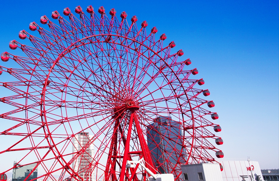 6 ชิงช้าสวรรค์ HEP FIVE Ferris Wheel (Osaka)