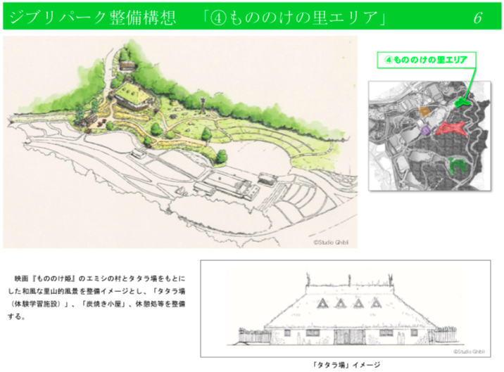 4. “Mononoke no Sato Area” (“Mononoke’s Village Area”)