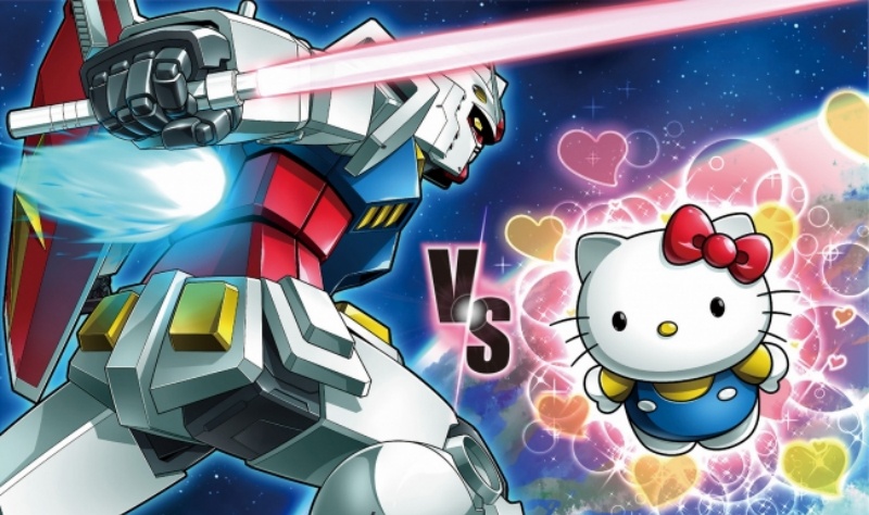 Otaku Titans Clash: Hello Kitty VS Gundam