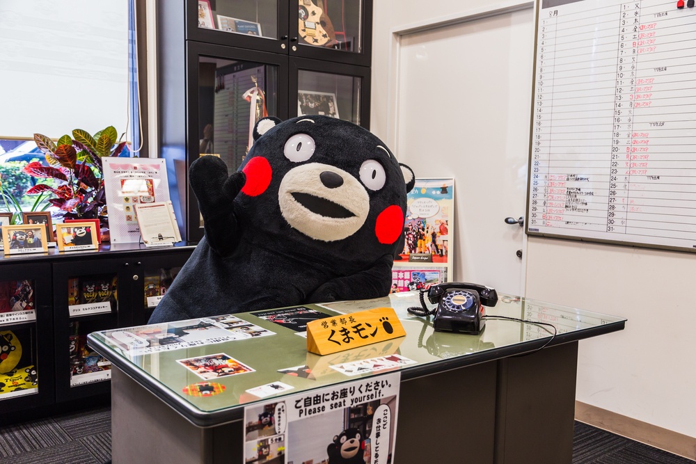 「熊本熊」部長在日本海外的形象