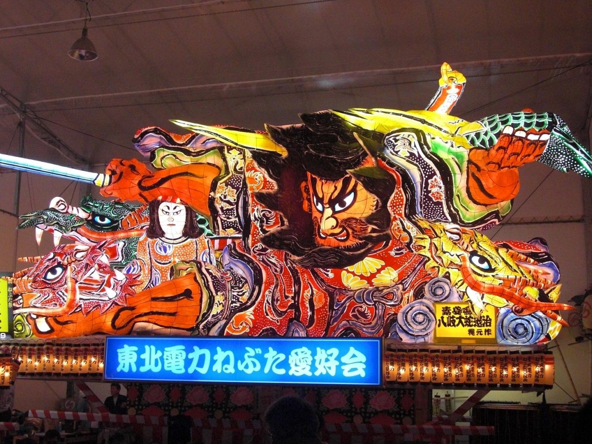 6. เทศกาลอาโอโมริ เนบุตะ จังหวัดอาโอโมริ (Aomori Nebuta Festival, Aomori)