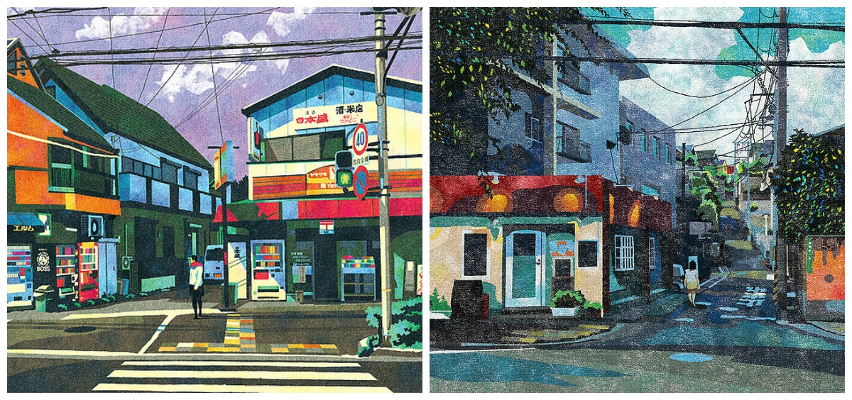 Japanese Illustrator Brings Streets to Life