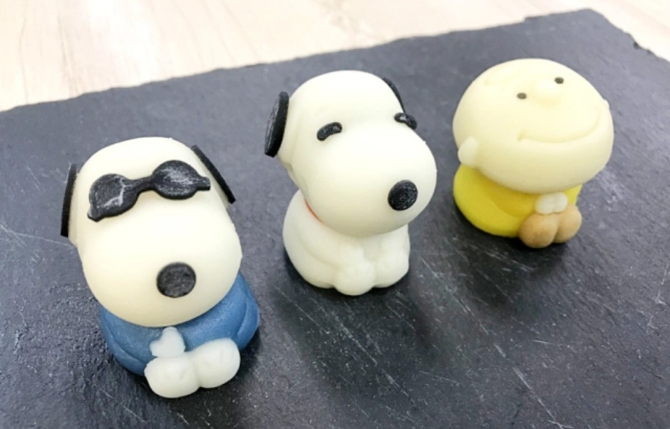 Traditional Japanese Sweets Celebrating Snoopy