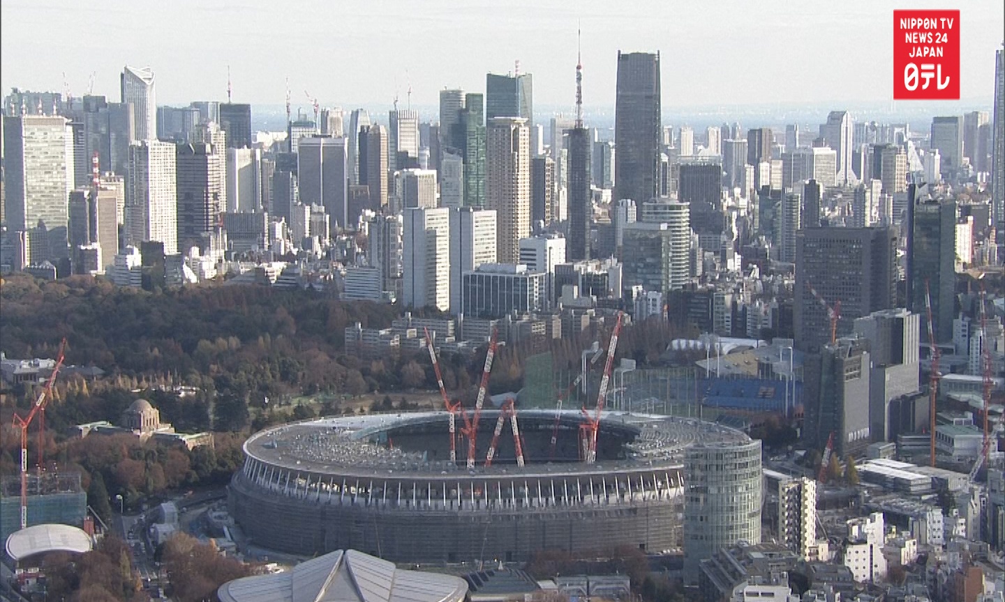 Tokyo Olympic Stadium Time-Lapse