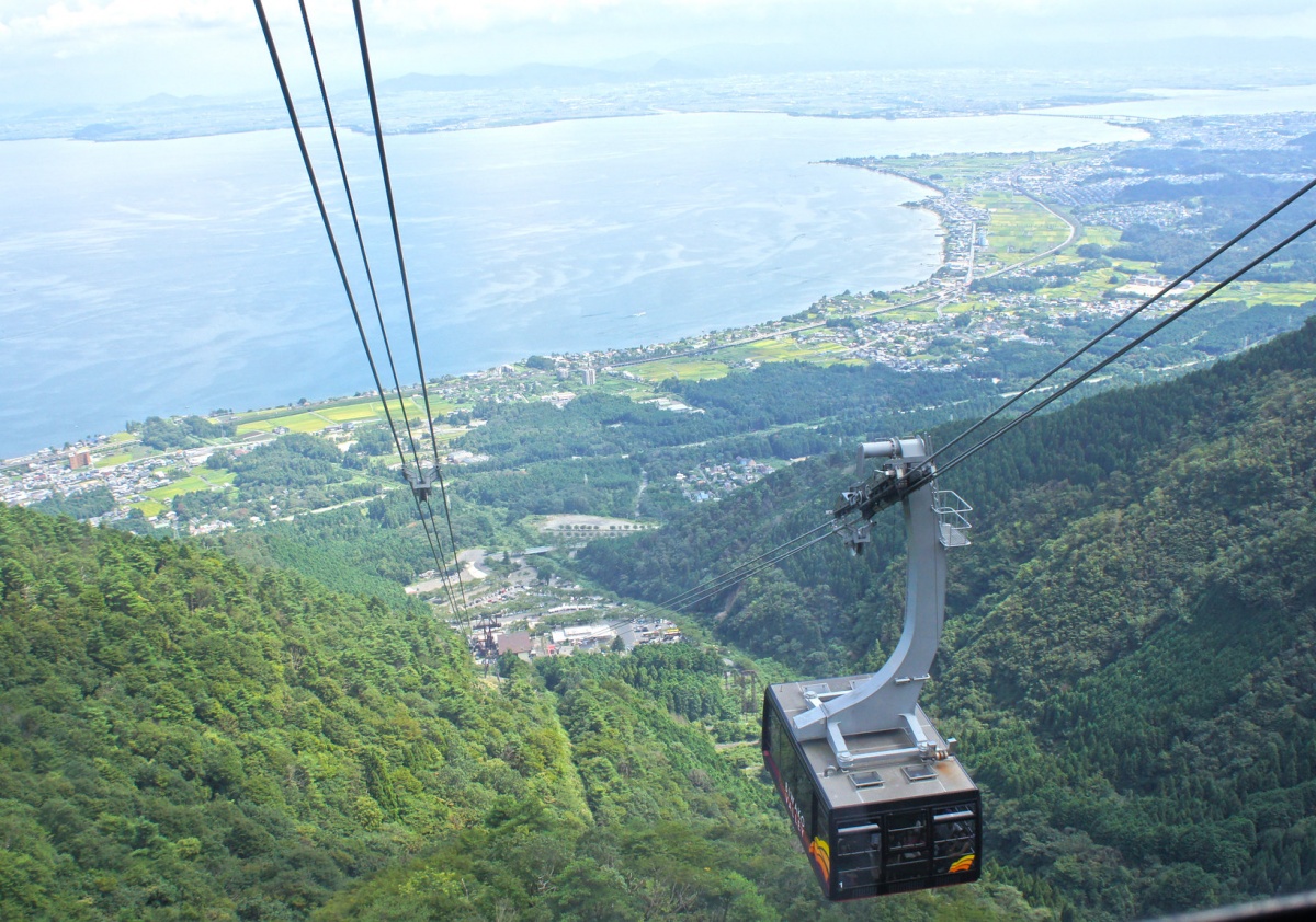 2. กระเช้าลอยฟ้าทะเลสาบบิวาโกะ (Biwako Valley Ropeway)