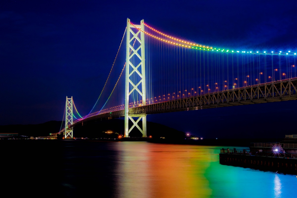 8. สะพานอะคาชิไคเคียว (Akashi Kaikyo Bridge)