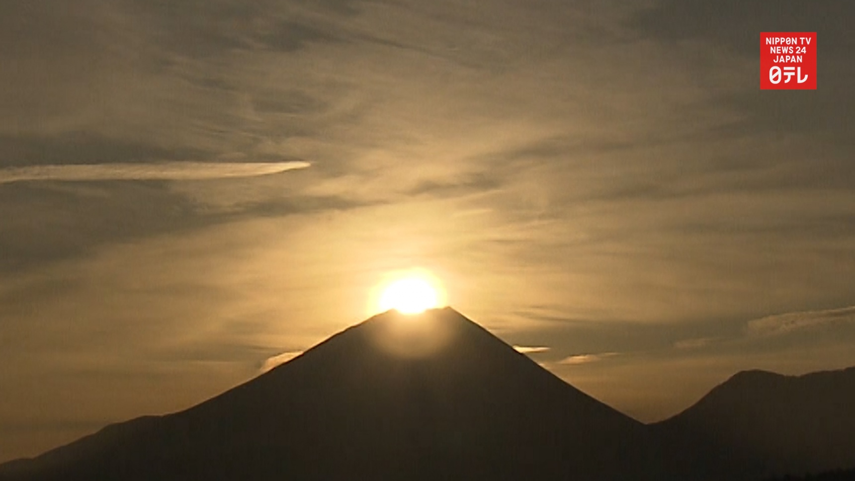 Mount Fuji Shining Bright Like a Diamond