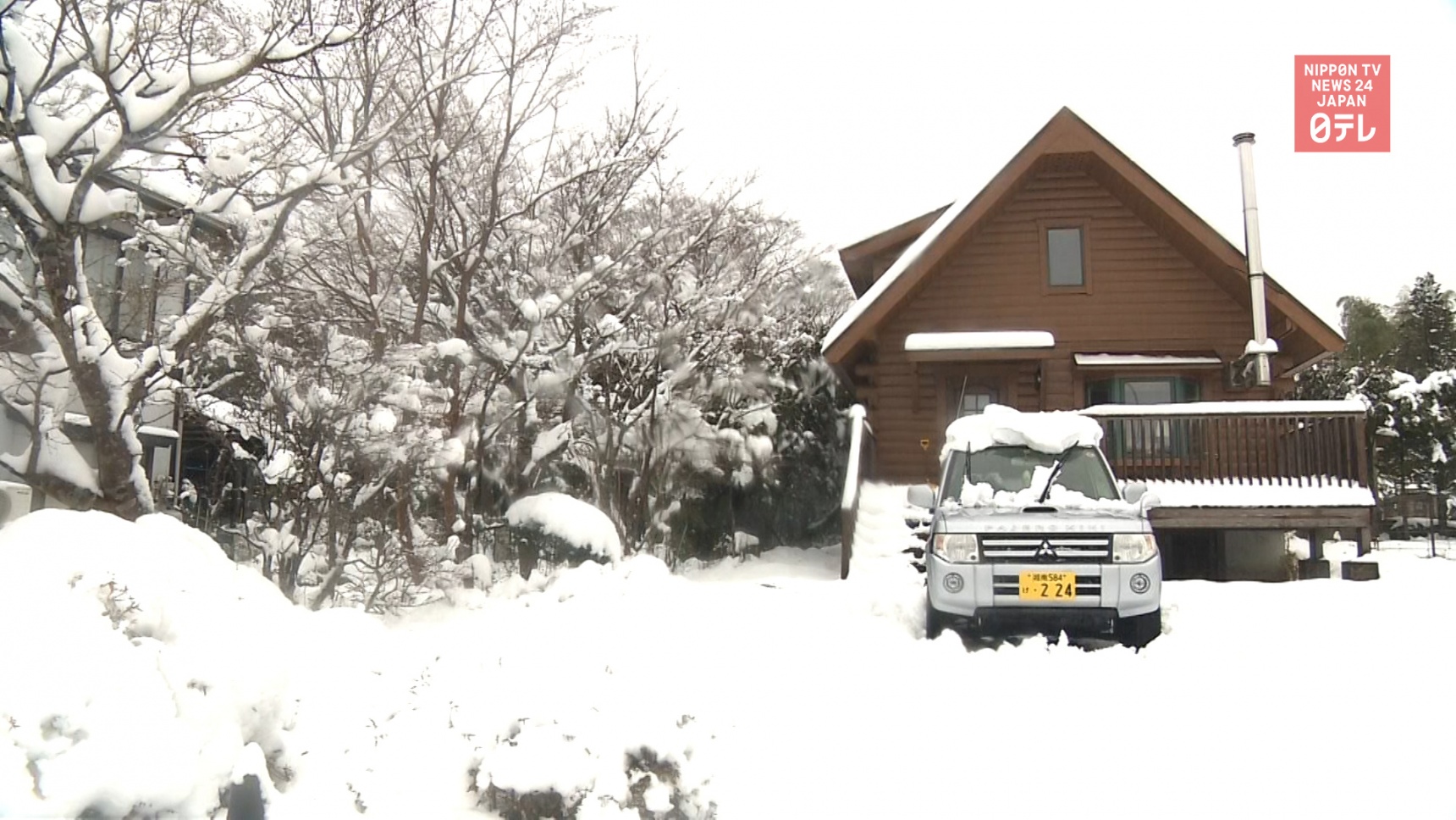 Snow Falls West of Tokyo