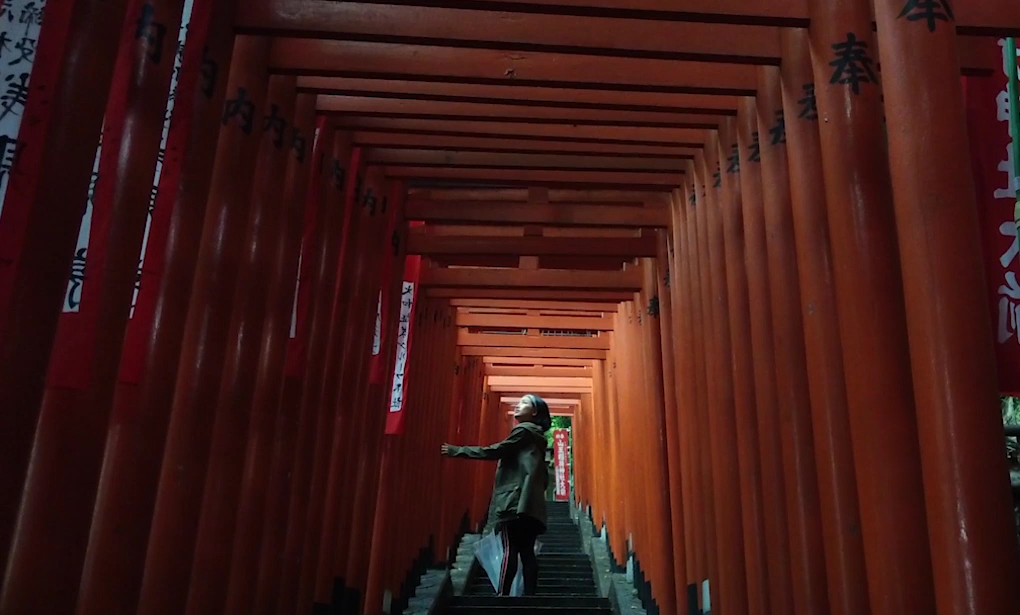 Tokyo's Hidden Red-Gate Shrine