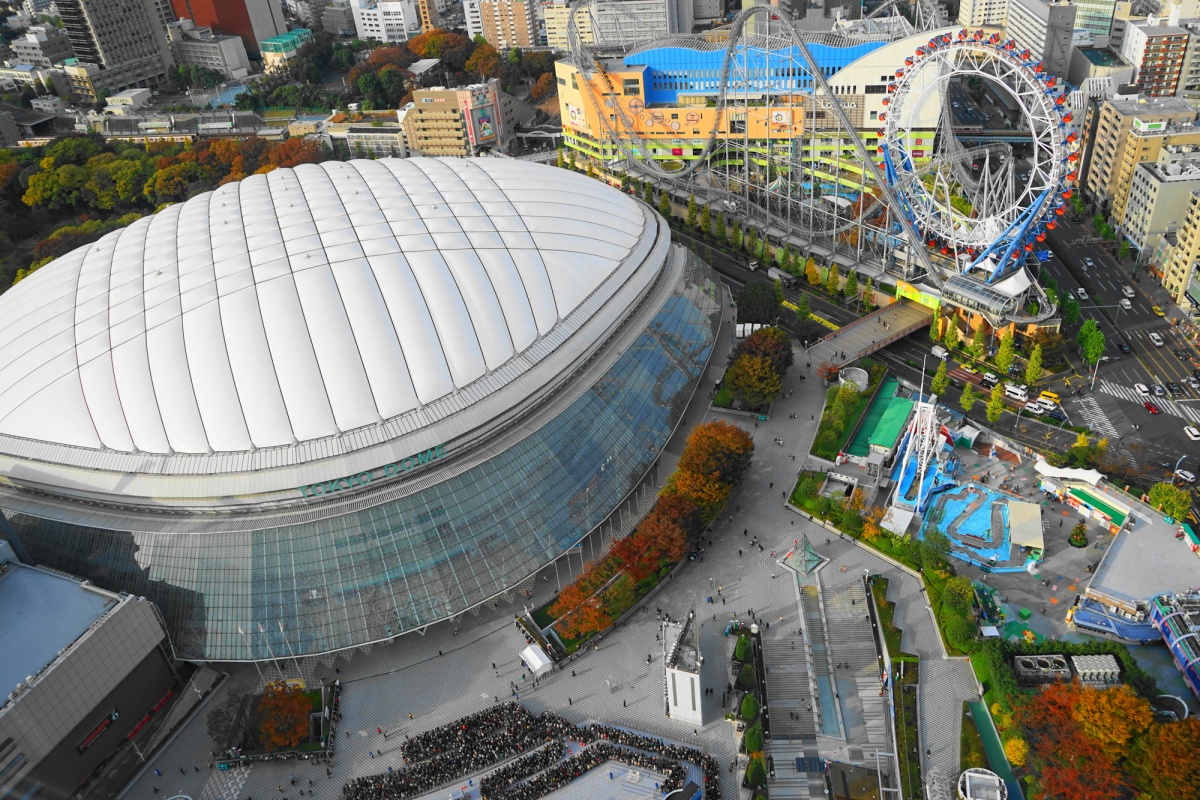 สนามชมเบสบอลที่แนะนำ : โตเกียวโดม (Tokyo Dome), โตเกียว (Tokyo)