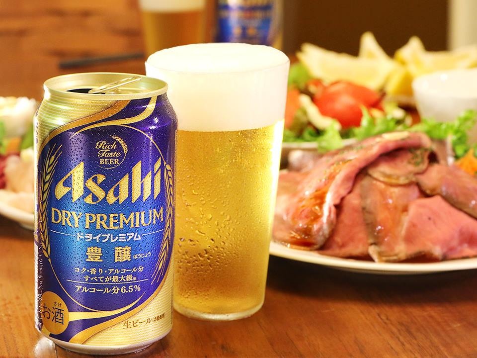 2. 罐裝啤酒的頂級享受「Asahi DRY PREMIUM 豐釀 」