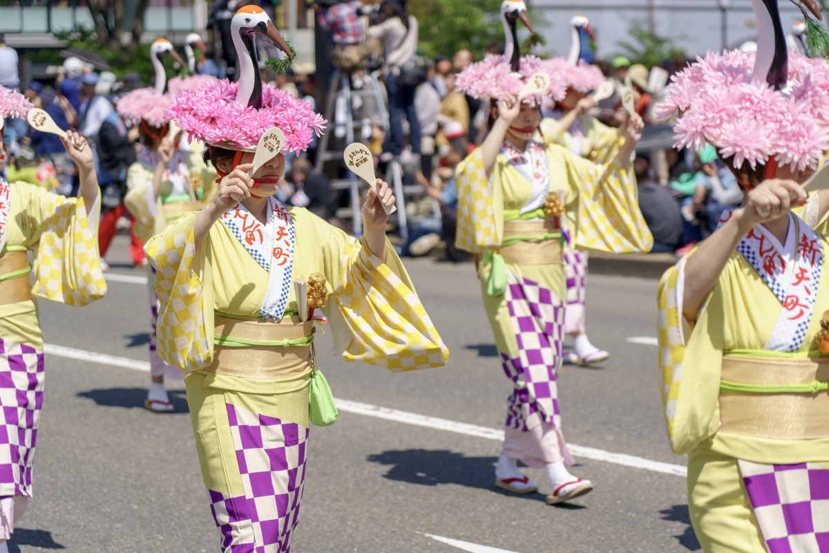 5. เทศกาลฮากาตะ ดงทะคุ (Hakata Dontaku Festival)：จังหวัดฟุกุโอกะ (Fukuoka)