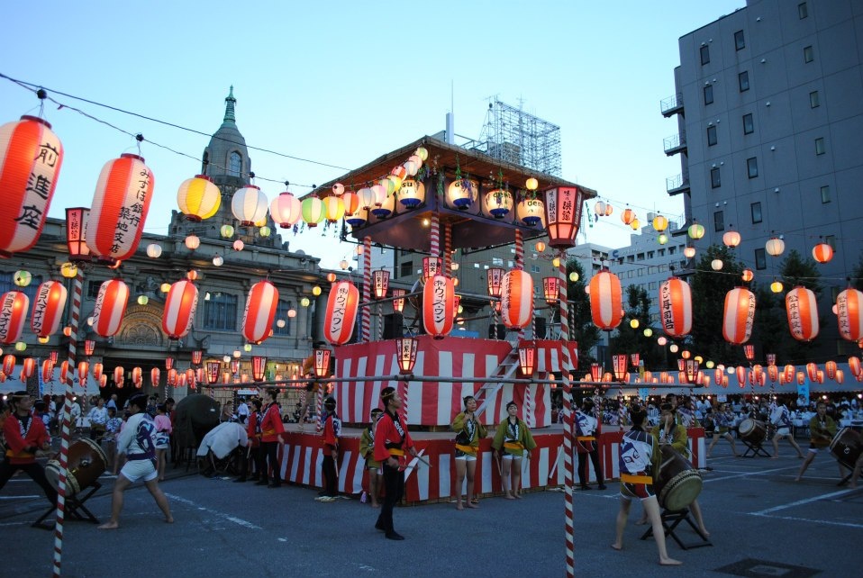 Major Bon Odori and Fireworks Festivals