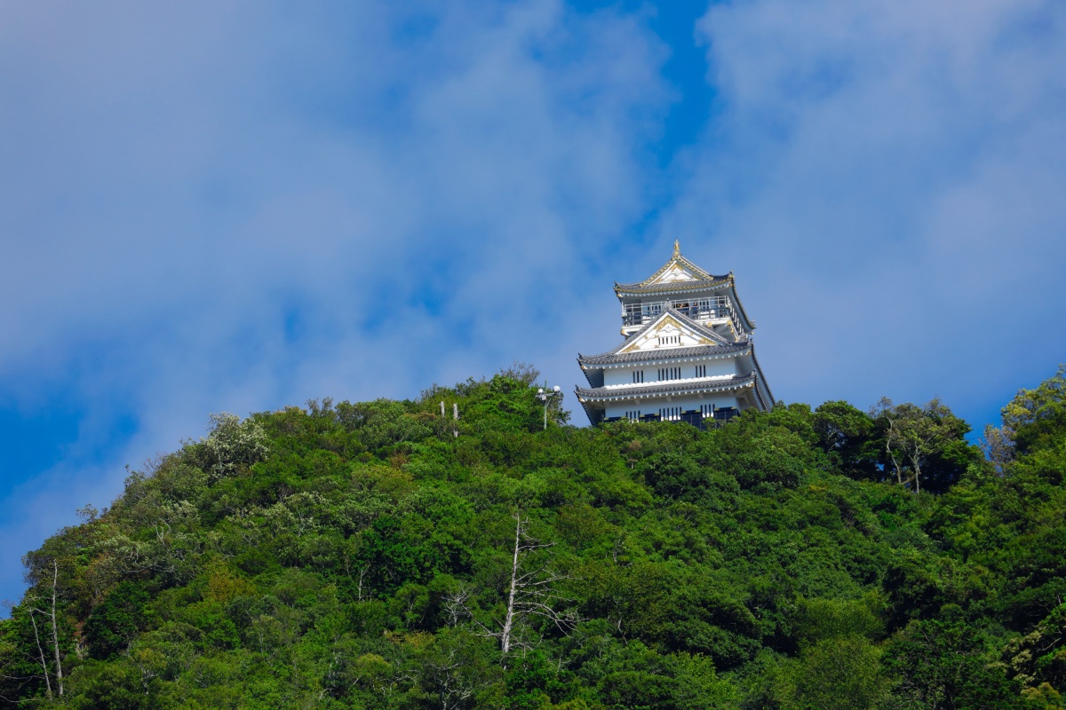Sunday 10:00: Gifu Castle on top of Mt. Kinka