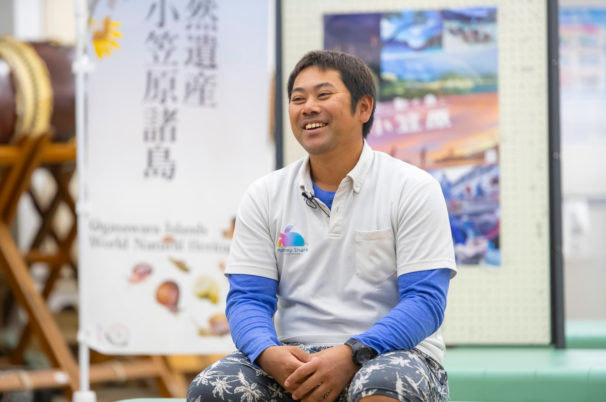 【 Islander②】Walking with Green sea turtle, Jewels of the Sea Eco-tour guide leading environmental protection on Hahajima, Ogasawara / Koya Kawabata (Hahajima Nature Tour Guide Mommy Shark Co.)