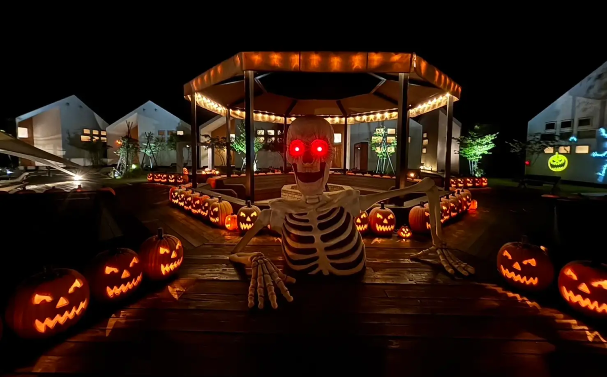 京都：户外温泉万圣节