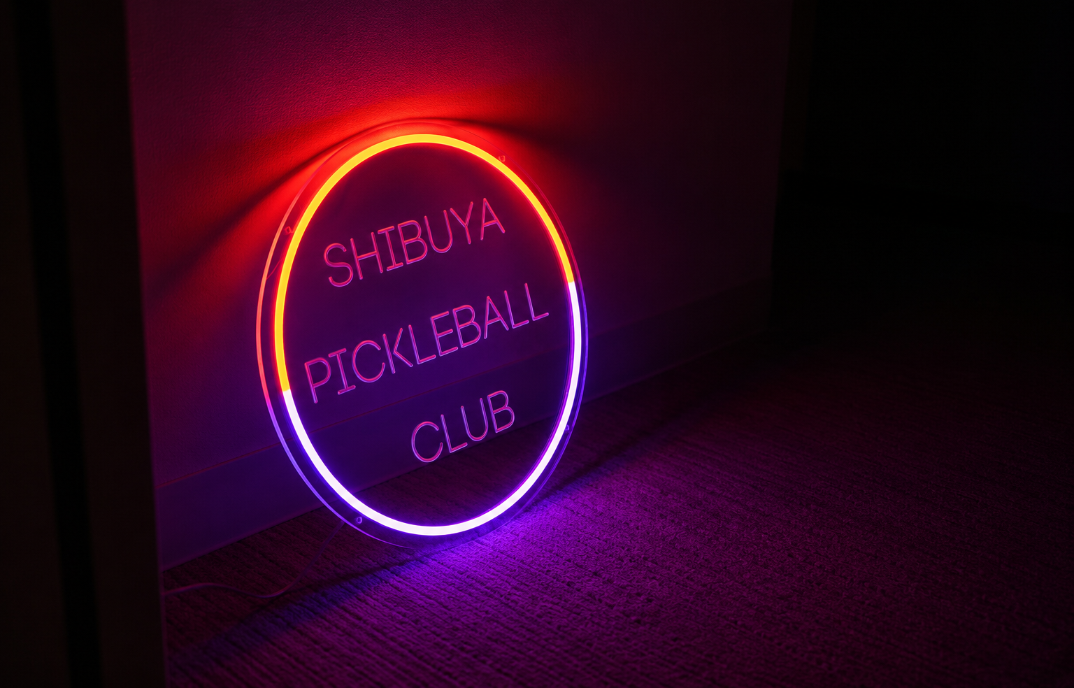 Japan’s First Neon Pickleball Club Opens in Shibuya